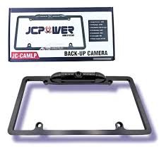 CAMARA DE REVERSA JC POWER PORTA PLACAS CON LINEAS DINAMICAS - Jc Power